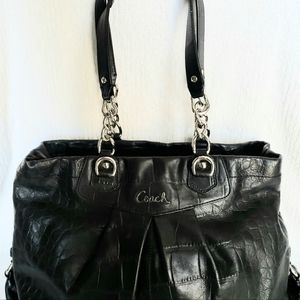 ** WEEKEND SALE!!! **Coach Ashley Carryall Black Leather
